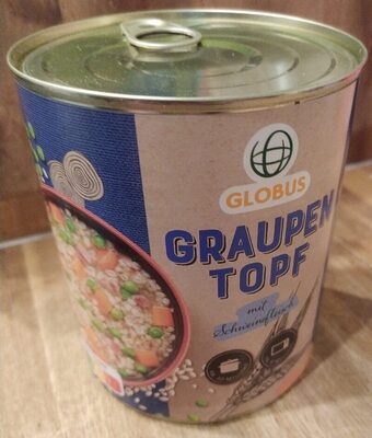 Graupentopf mit Schweinefleisch front packaging