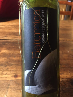 Baturrica Gran Reserva 2013 front packaging