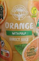 100% сок от портокал с парченца плод