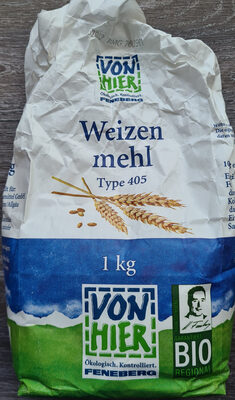 Weizenmehl Type 405 front packaging