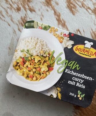 Kichererbsen-Curry mit Reis