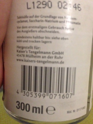 Süssstoff (flüssig)