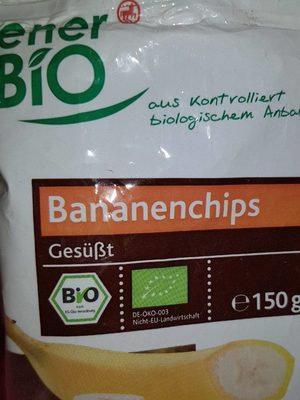 Bananenchips front packaging