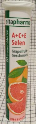 A + C + E Selen Grapefruit-Geschmack