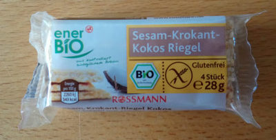 Sesam-Krokant-Kokos Riegel