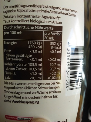 Agavendicksaft