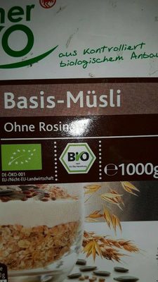 Basis-Müsli front packaging