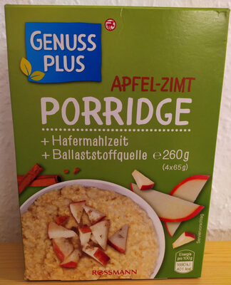 Apfel-Zimt Porridge front packaging