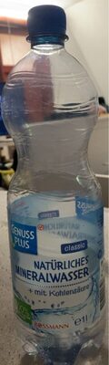 Rossmann Genuss Plus Natürliches Mineralwasser Mit Kohlensäure