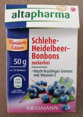 Schlehe-Heidelbeer-Bonbons