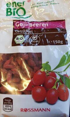 Ener Bio Goji baies front packaging