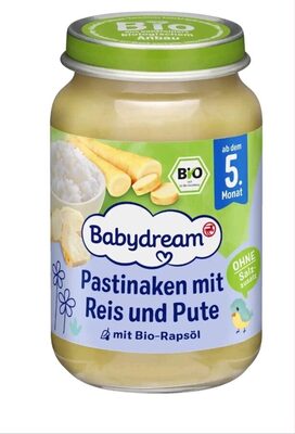 Pastinake mit Reis und Pute