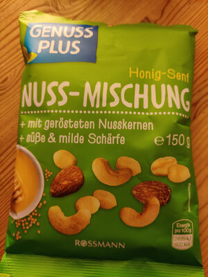 Honig-Senf Nuss-Mischung front packaging