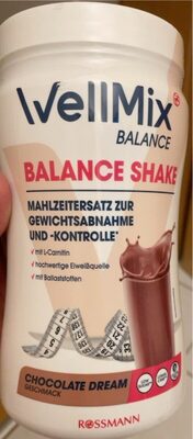 Balance shake front packaging