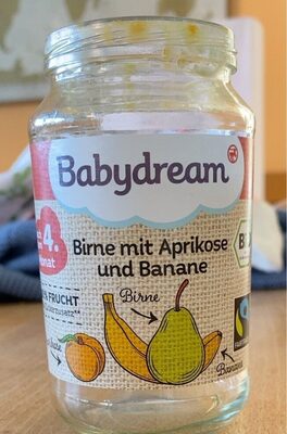 Birne mit Aprikose und Banane