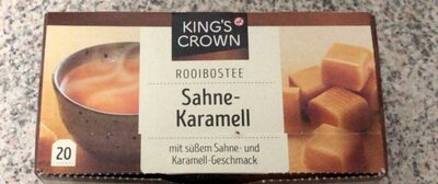 king's crown Rooibostee Sahne Karamell front packaging