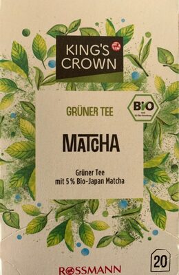 grüner Tee Matcha front packaging