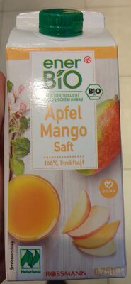 Apfel Mango Saft front packaging