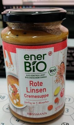 Rote Linsen Cremesuppe