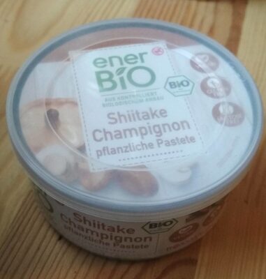 Shiitake Champignon pflanzliche Pastete