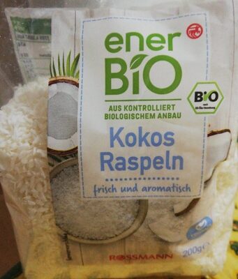 Kokosraspeln front packaging