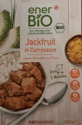 Jackfruit in Currysauce front packaging