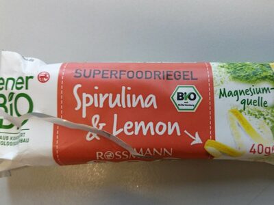 Superfoodriegel Spirulina & Lemon