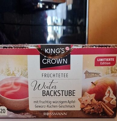 Früchtetee Winterbackstube front packaging