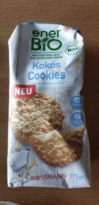 Ener bio kokos cookies