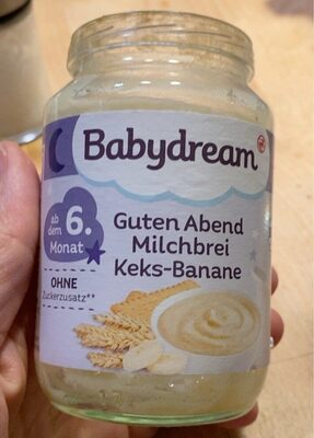 Guten Abend Milchbrei Keks-Banane