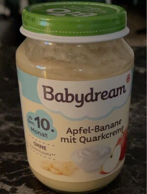 Apfel-Banane mit quarkcreme