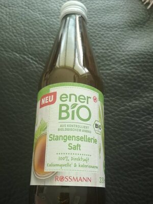 Stangensellerie Saft front packaging