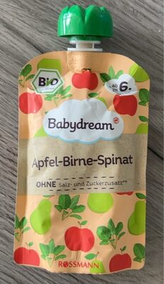 Babydream Apfel Birne spinat front packaging