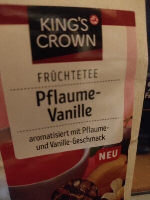 Früchtetee Pflaume Vanille