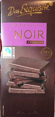 Schokolade Noir 78% front packaging