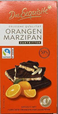 Orangen Marzipan Zartbitter Schokolade
