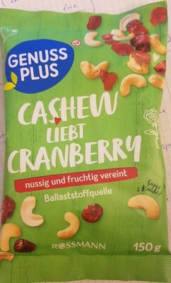 Genuss Pluss- Cashew liebt Cranberry