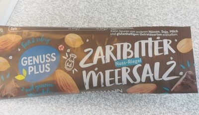 Nuss-Riegel Zartbitter Meersalz