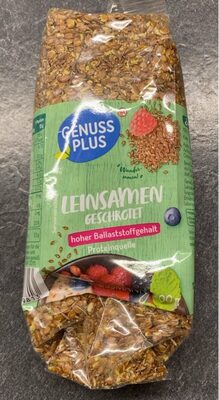 Leinsamen geschrotet