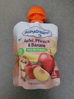 Apfel Pfirsich Banane