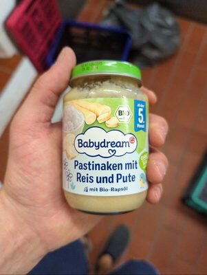Pastinaken mit Reis und Pute