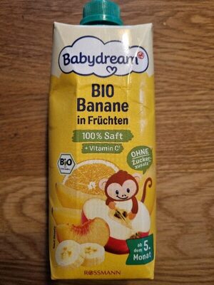 BIO Banane in Früchten 100%  Saft