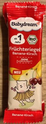 Früchteriegel Banane-Kirsche