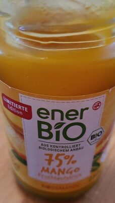 75% Mango Fruchtaufstrich front packaging