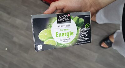 Kräutertee für deine Energie front packaging