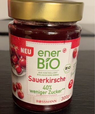 ener BiO Sauerkirsche 40%weniger Zucker