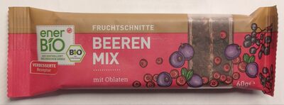 Fruchtschnitte Beerenmix