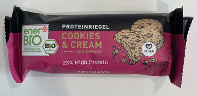 Proteinriegel Cookies & Cream Geschmack