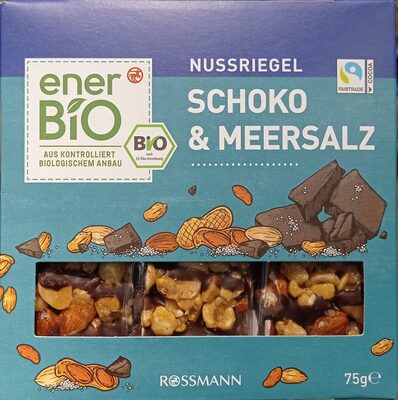 Nussriegel Schoko & Meersalz
