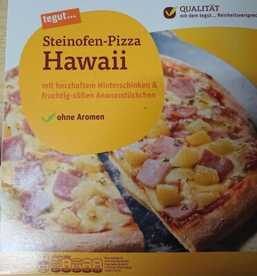 Steinofen-Pizza Hawaii front packaging